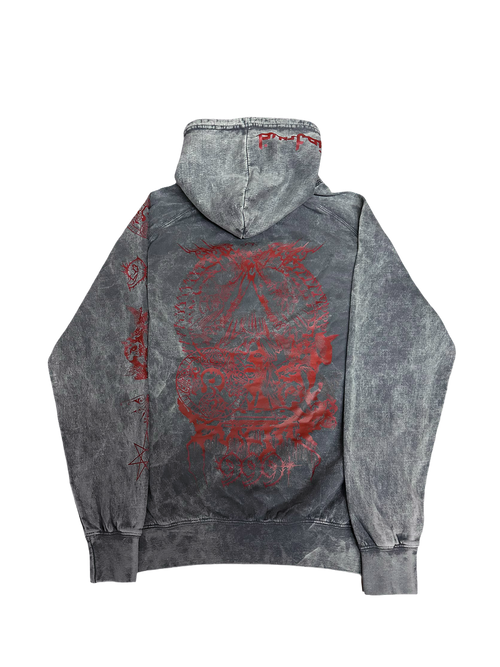 999 STONE WASHED HOODIE